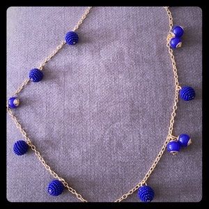 Royal Bluish Purple Banana Repub stylish necklace